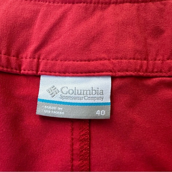 Columbia Men PFG Size 40 Red American Flag Drawstring Board Shorts Fishing Beach - Picture 3 of 9
